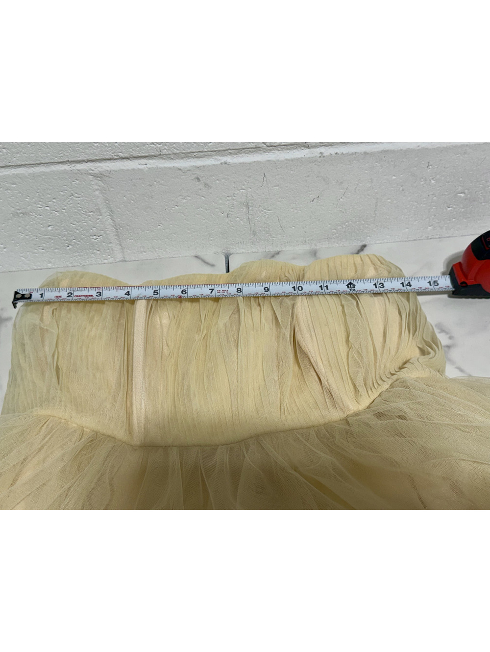 Nikita Mhaisalkar Strapless Embroidered Tulle Dress Size 14 NEW WITH TAGS - Picture 12 of 15